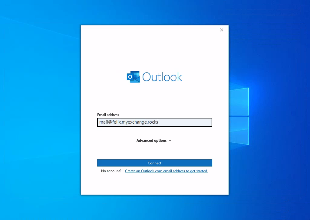 Create Outlook Profile