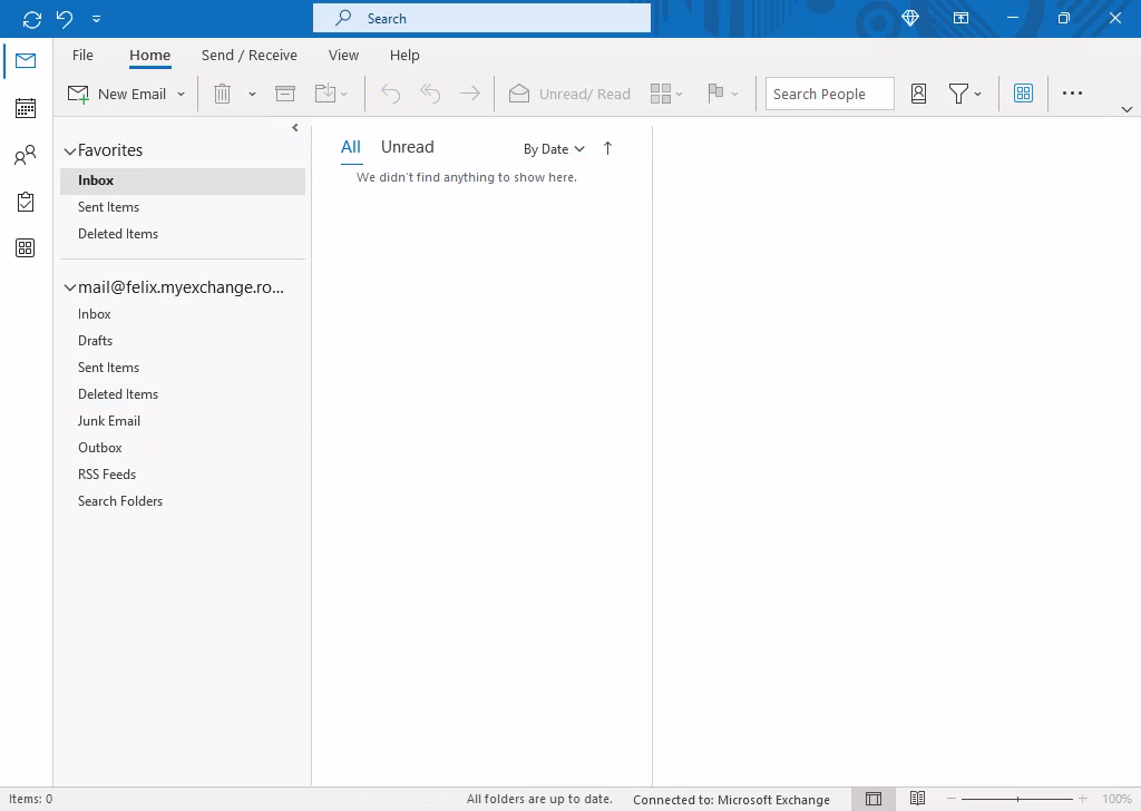 Outlook is ready to use